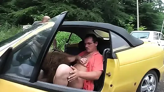 Wild Car Sex with Handjobs, Blowjobs & Outdoor Fucking
