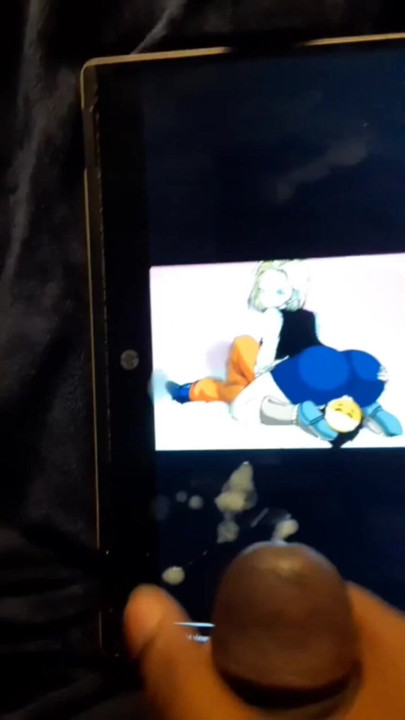 Men cumming to Android 18's farts