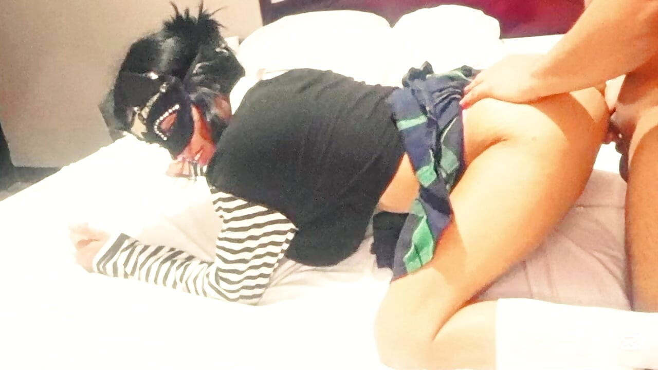 Schoolgirl and her stepmom! doggy fuck compilation