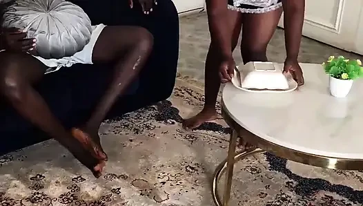 Served My Boss Food, but He Prefers My Pussy