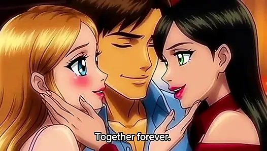 My stepbrother fucked me and my friend alone at home