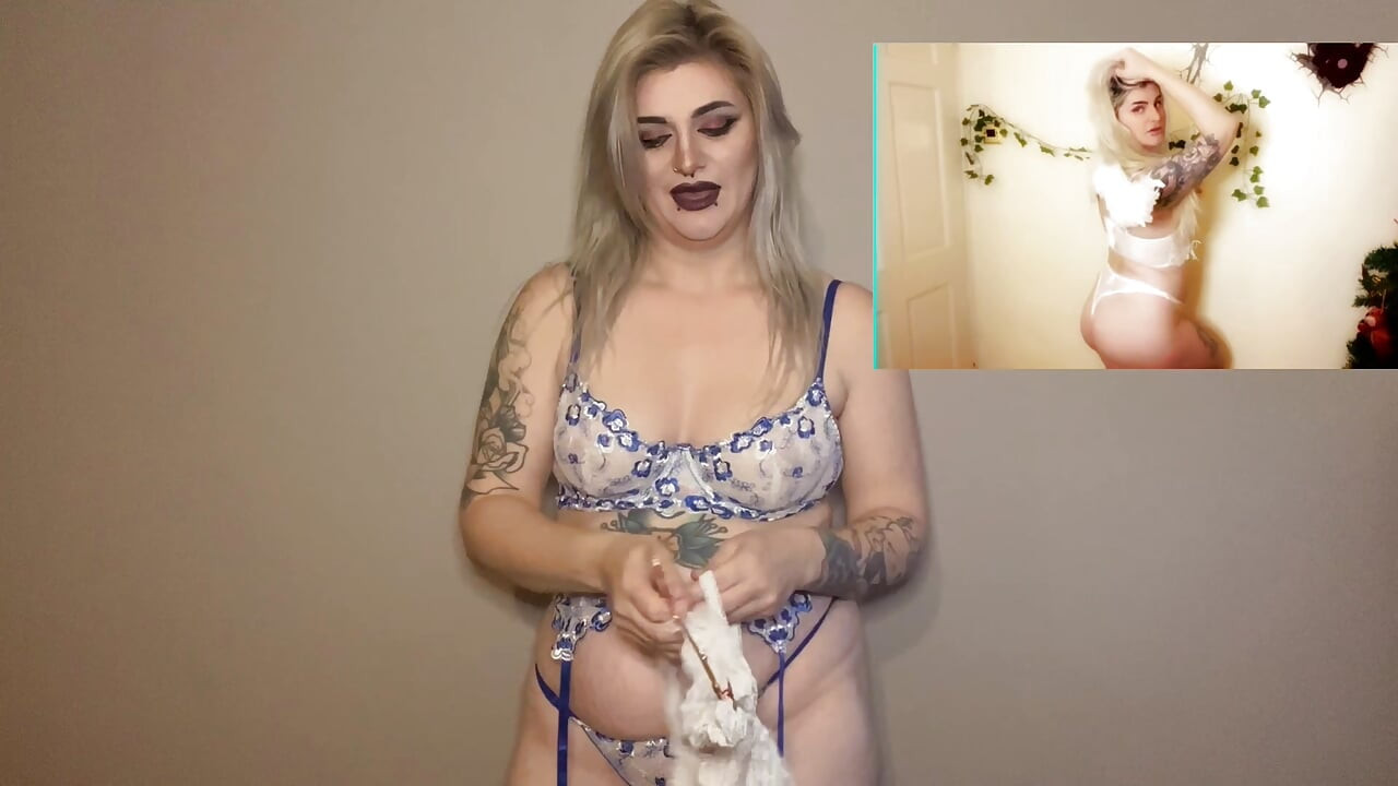 Winter-dessous anprobe