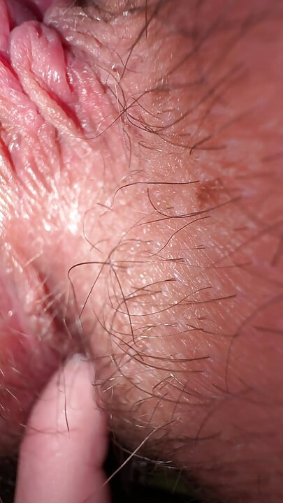 Ovulation Slut - Hairy Wet Pussy Fingering, Close Up Anus & Creamy Hole