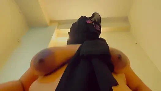 Saudi MILF Huge Ass & Huge Boobs Stepmom Help Stepson by Full Day Sex in Hotel