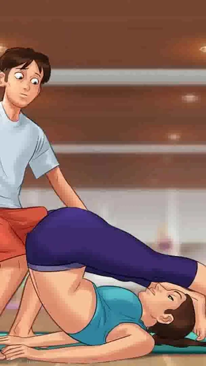 Captivating moment from "Summertime Saga: Yoga MILF-Ep93"