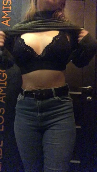 Restroom Tit Drop