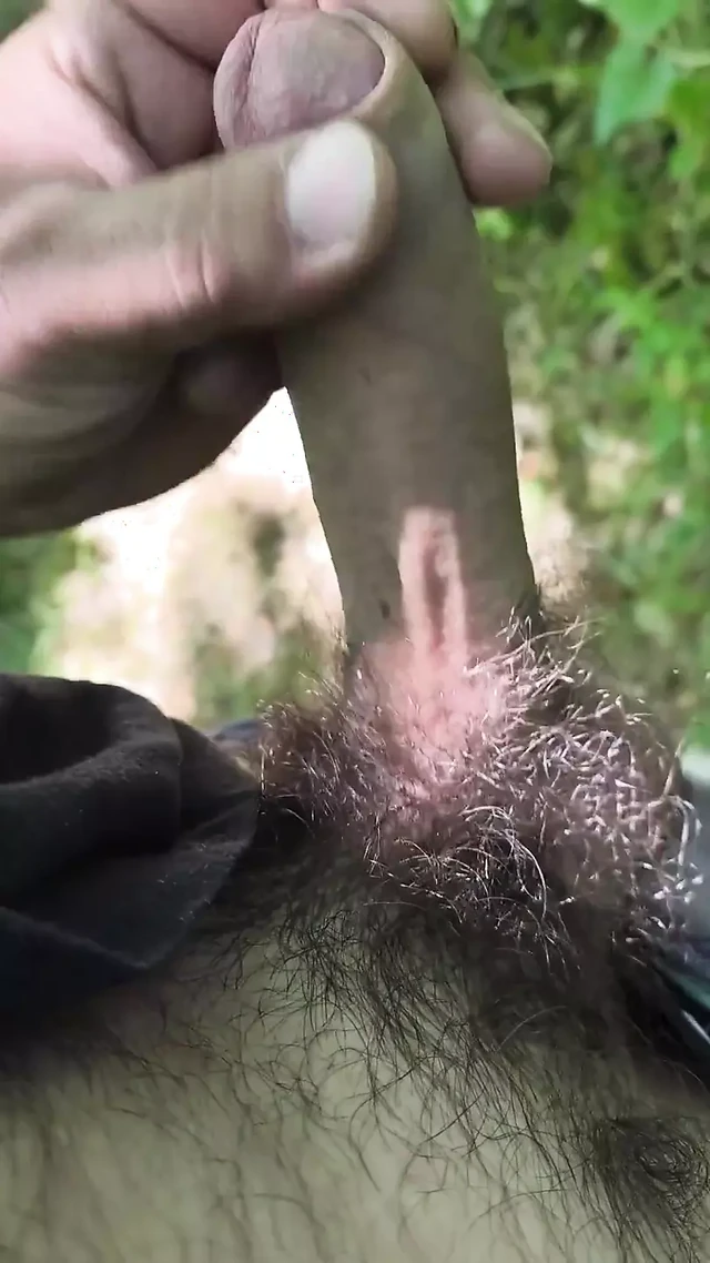 I jerk off in nature