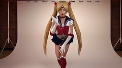 Bloody Passion Cap 17 - My Step Sister Sends Me Pictures of Her Vagina and Sailor Moon Cosplay