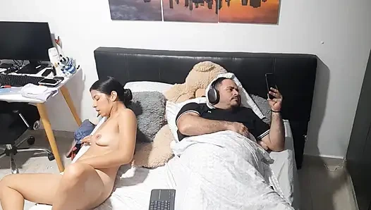 I change clothes with my stepfather and he doesn't look at me