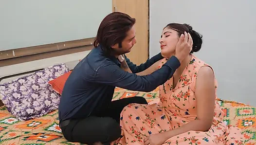 Husbund beobachtet fickende ehefrau, fremden, hardcore-sex 4k video, klares hindi-audio