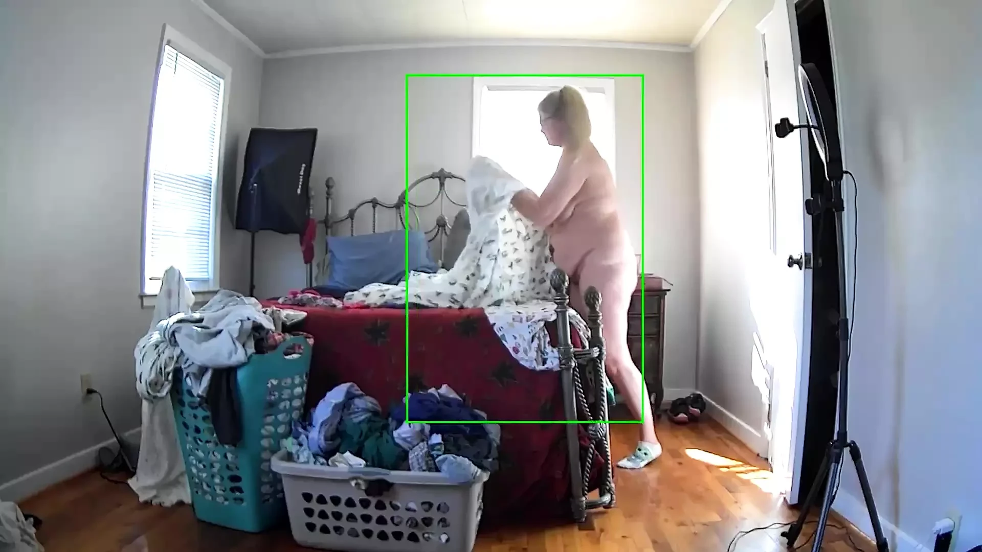Caught My Hot Momma Doing Laundry!