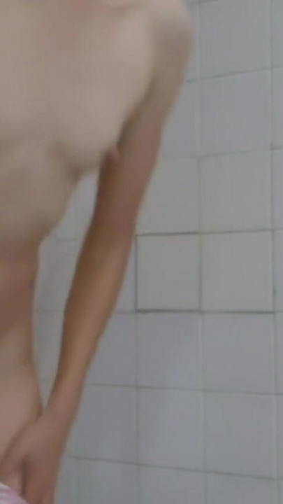 Captivating moment from "Skinny athletic bathing girlfriend experience"