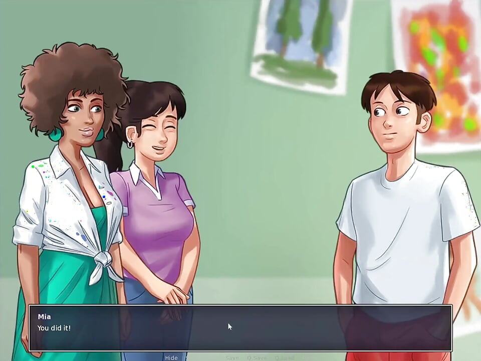 Summertime Saga Principal Smith och Annie Animation Collection [del 02] Naken sex spel spel [18+]