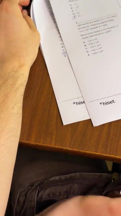 HIGH SCHOOLGIRL at EXAM Jerking him Off under the Table for Right Answers | Clip 1