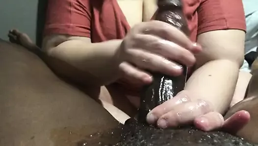 Pulling Every Drip Of Cum Out !