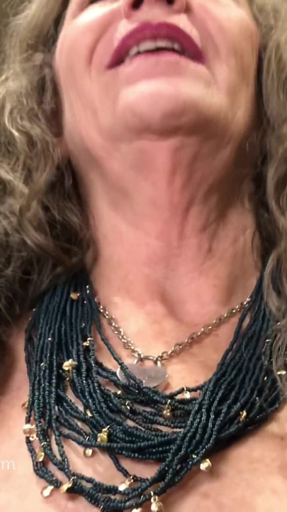 Moaning Granny POV Cocksucking, Cowgirl & Close up Squirting!