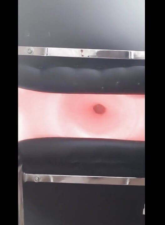 Exercise donut ball pumped