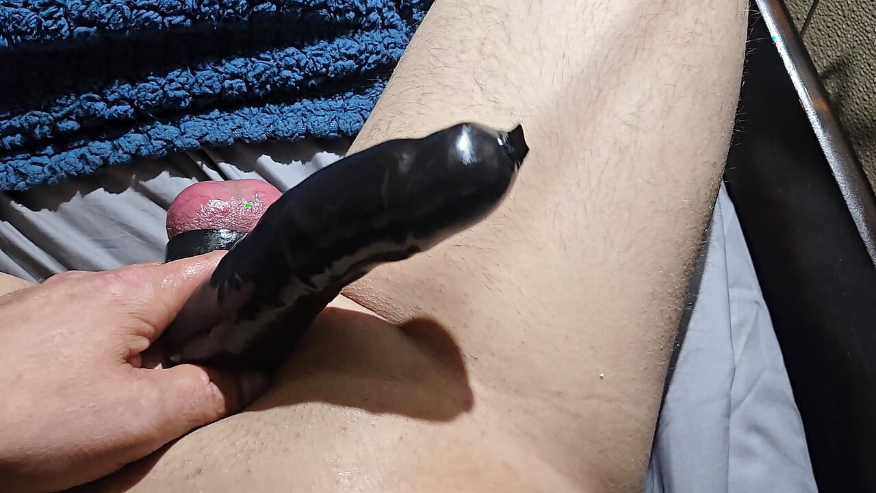 Cock with latex