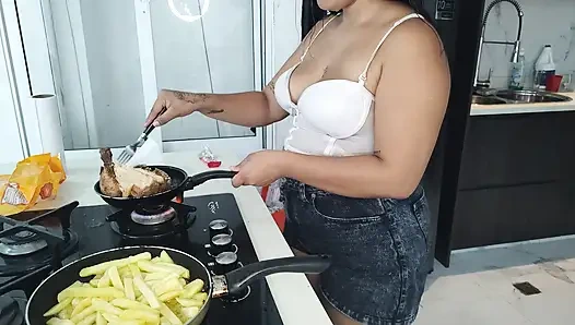 Kochen mit cummy Bear