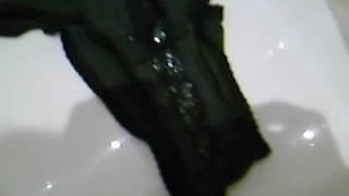my cum on gf panties 3