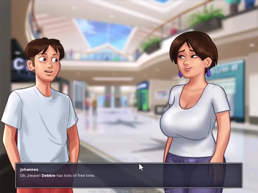 SummerTime Saga - Debbie подрочила мне