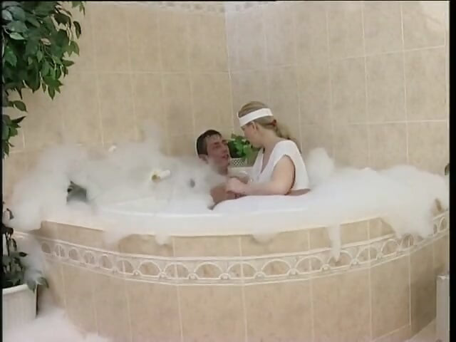 Busty milf gets fucked in the bathroom while nursing