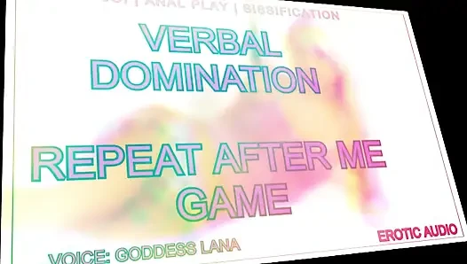 Permainan dominasi verbal joi anal