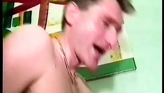 Horny bitch getting satisfied with her two gay friends