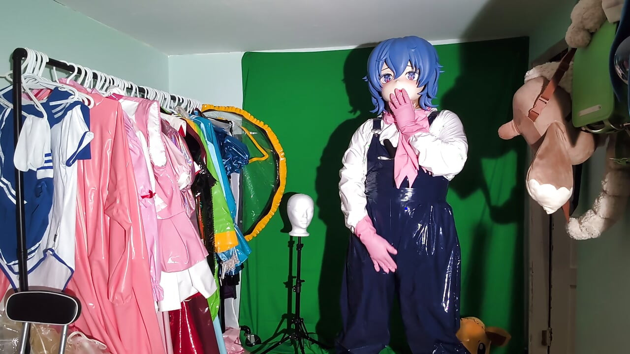PVC 着ぐるみ 园艺师装扮 振动棒玩法