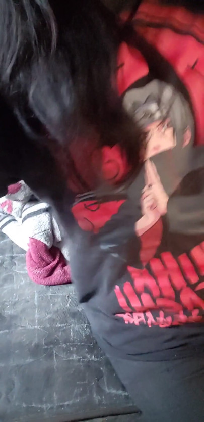 Yumiko Trans Wearing Her Favorite Itachi Anime Shirt