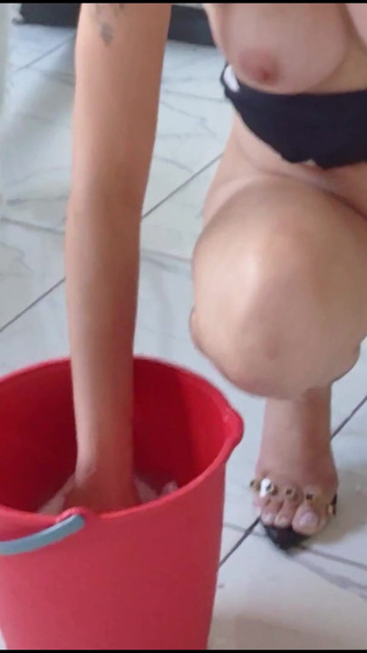 This neighbor is very naughty, I got very horny and couldn't stand it | Clip 1