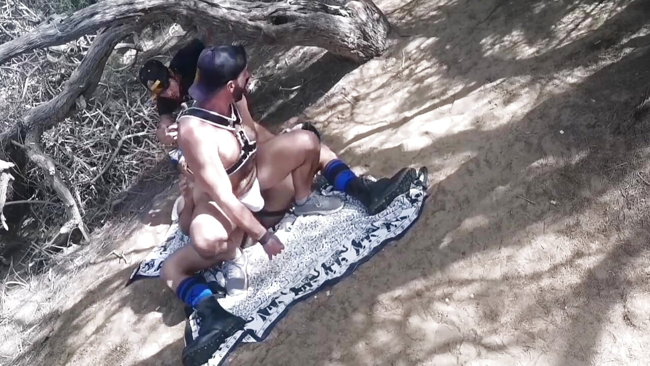 Making off Bareback in the Dunes of Maspalomas