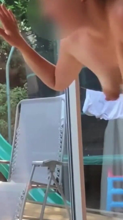 Powerful moment from "House cleaner let him to fuck her while she clean window"
