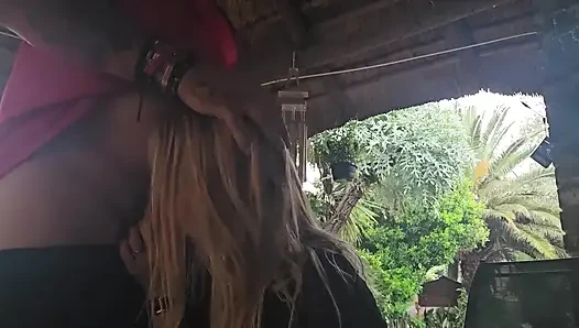 18 Year Old Sucking Cock Outdoor at Holiday Resort