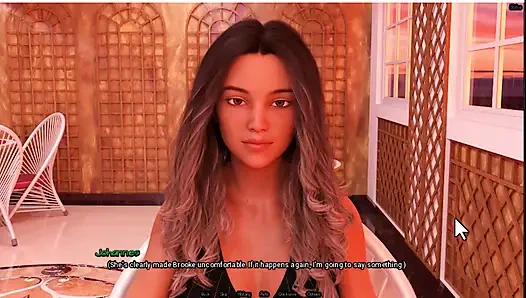 Radiant 6, waiter shows me her boobs