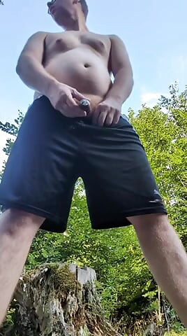 Pissing in a condom and squirting sperm into it