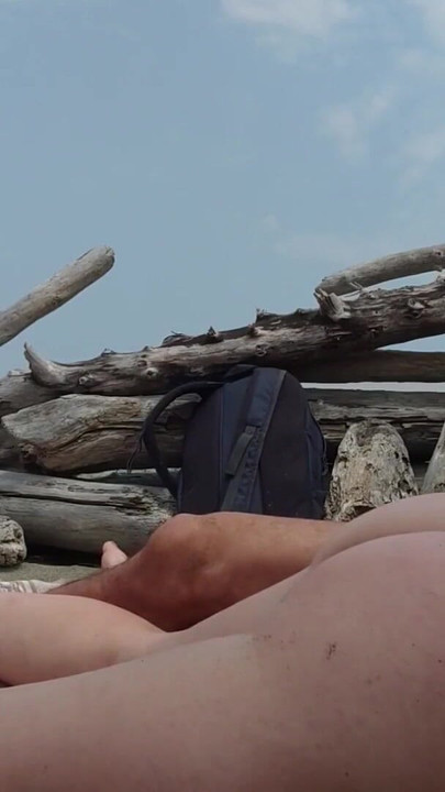 Spectacular moment from "Pussy Dick flashing in Public beach Squirting and Cumshot with Intense Orgasm in Front of Everyone"