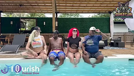 Mrflourish podcast bareng si tamu roxi keogh, gigi patsy dan datjguy di florida
