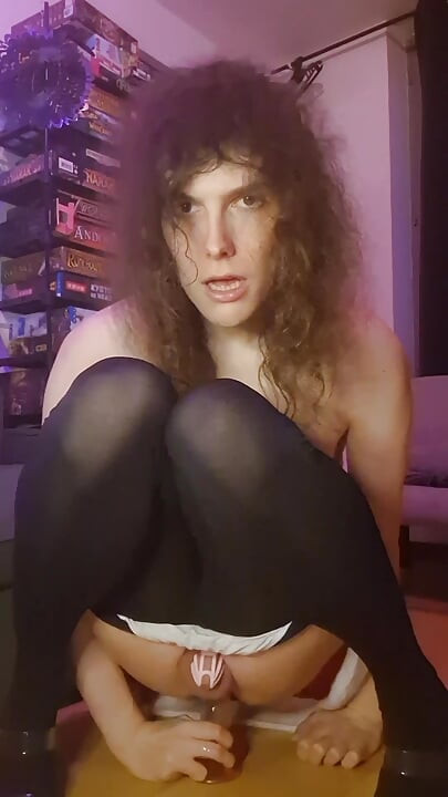 Bara en god Chrismas, använder en dildo för att njuta av min röv