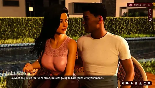 Whispers of Desire: Couples on Barbecue Party by the Pool - Episode 6