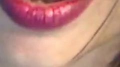 Rosy lips tease