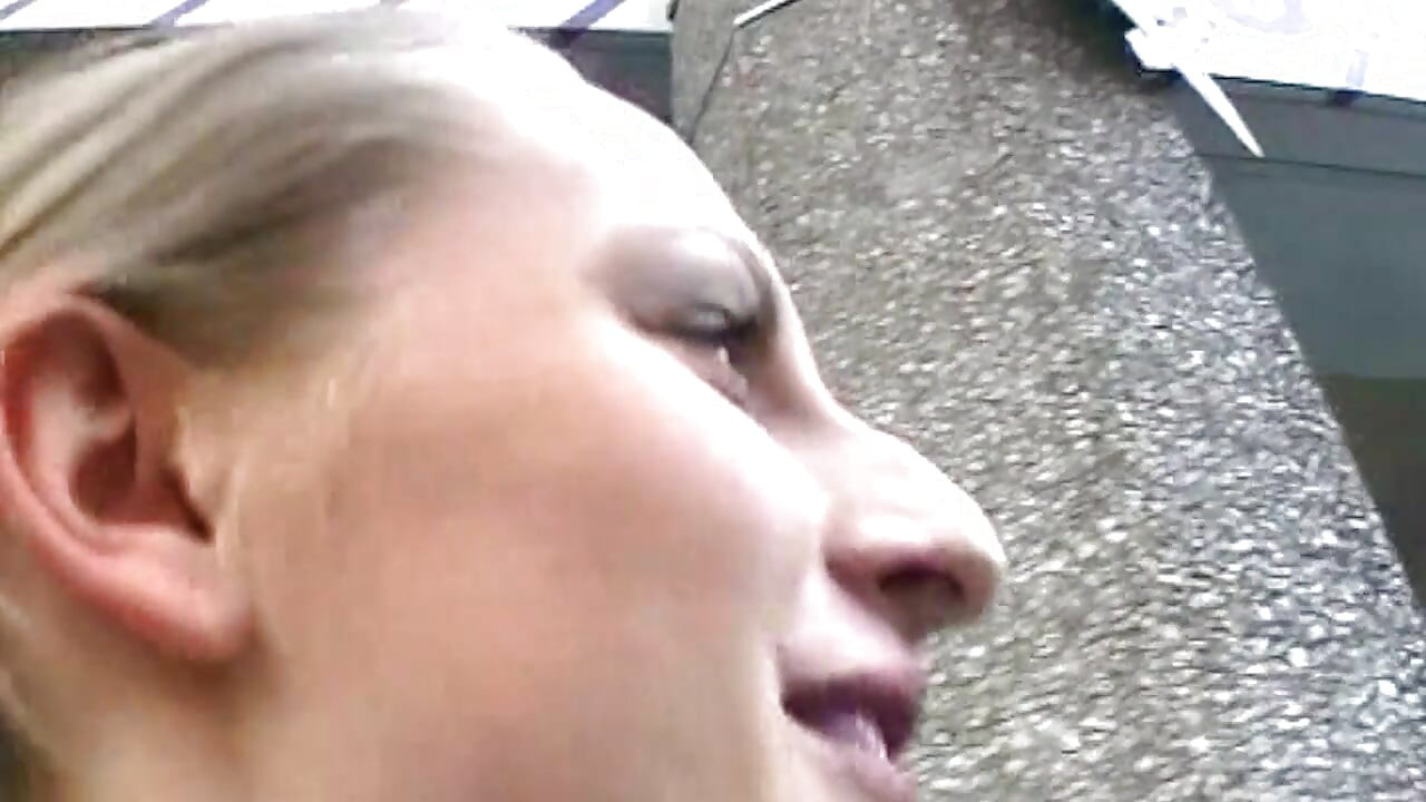 Public Blowjob Tease and Sloppy Fingering Explosion