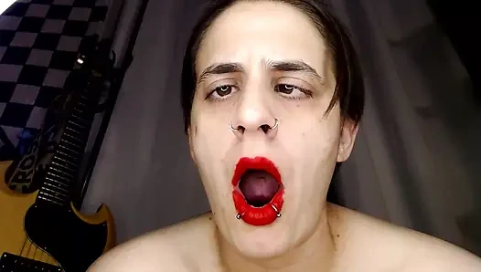 Blow up doll kırmızı ruj