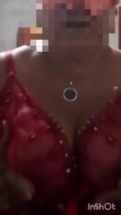 Key moment from "Widowed grandmother sends a video to her lover touching her tits"