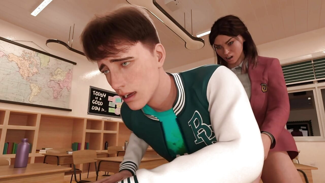 Shemale Teacher Fucking 18 Plus Student Asshole Doggystyle Anal Sex