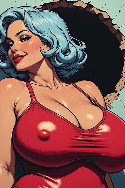 Curvy Women Swimsuit Art