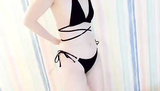 Öne çıkanlar mayu no59-61 cosplay, konvülsif orgazm, gırtlağına kadar alma, seks, teşhir