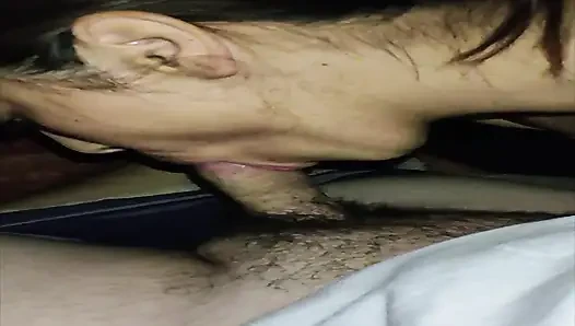He sucks it and wants me to end up inside it!!
