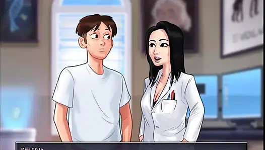 Summertime Saga - Miss Okita Sex Scene