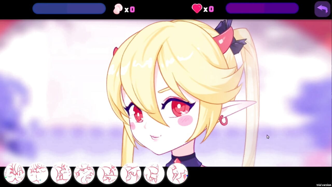 Hentai -spel - elf girl pinball - sexig succubus med en smal kropp i en rå, tight sex session